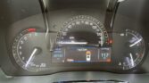 Car dashboard showing the speedometer up to 160 mph, tachometer on left, and digital display indicating Hood Open and vehicle alerts; odometer reads 88,149 miles with fuel range about 117 miles and a parked gear (P).