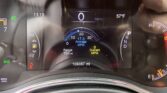 Vehicle instrument cluster with speed at 0 mph, outside temperature 57°F, time 11:19, and odometer reading 108,387 miles; also shows average MPG 17.0.