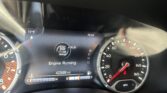 Car dashboard: digital display shows 'Engine Running', 72°F, speedometer up to 160 mph, odometer 42,599 mi, fuel gauge.