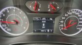 Instrument cluster showing engine RPM on the left and vehicle speed on the right, with a center digital readout displaying Speed 0 MPH and 49,827 miles total.